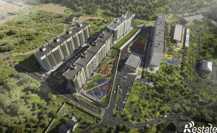 1-комн квартира в новом доме Феодосия, улица Грина, 45