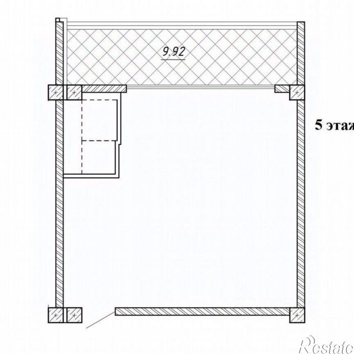 1-комн квартира Ялтинская улица, 12Б,  д. 12Б