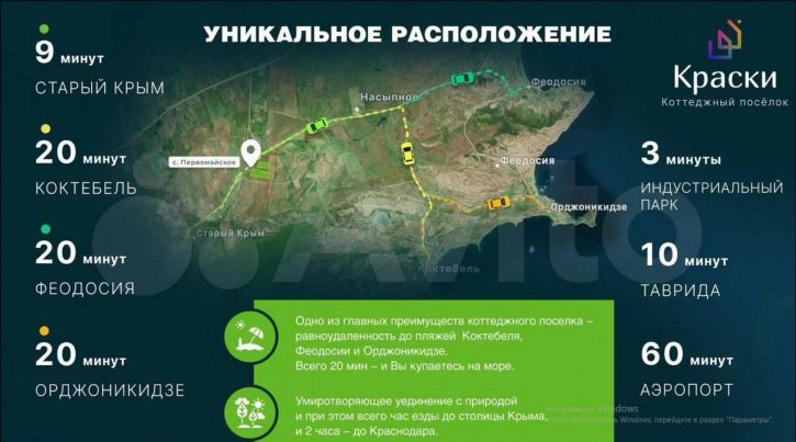 Земельный участок с.Первомайское,Парашютная улица