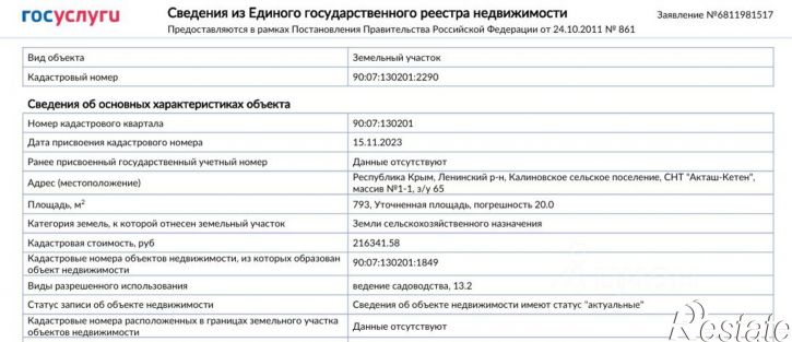 Земельный участок Ленинский район