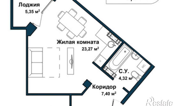 1-комн квартира улица Лётчиков, 10 к4,  д. 10 к4