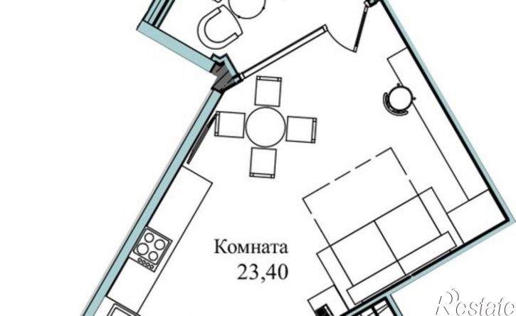 1-комн квартира Севастополь, улица Лётчиков, 10к4