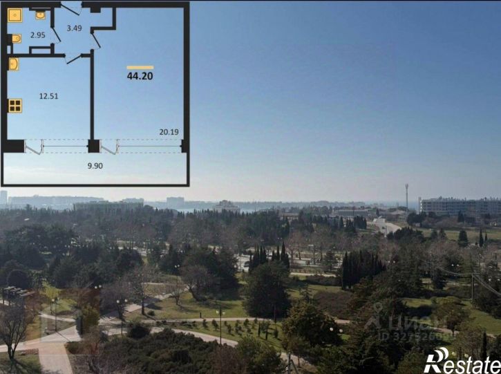 1-комн квартира Парковая ул., 12