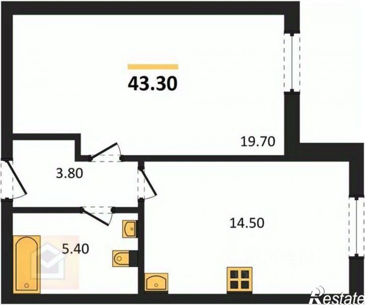 1-комн квартира Симферополь г., Мраморный пер., 38