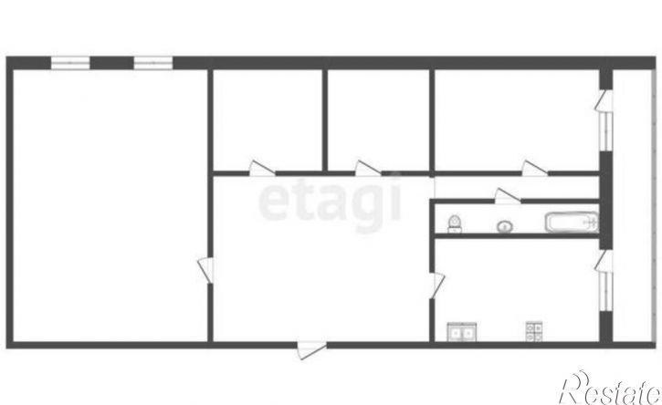 2-комн квартира ул Мира, 12,  д. 12