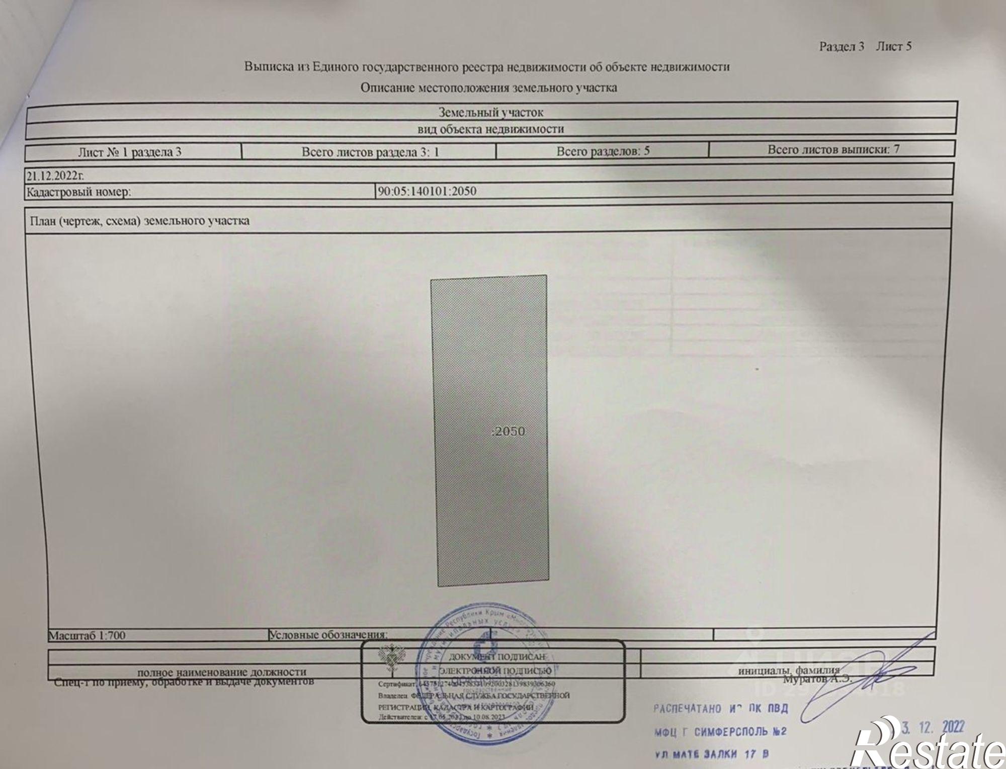 Купить землю, земельный участок за 700 000 рублей на ул. Первомайская