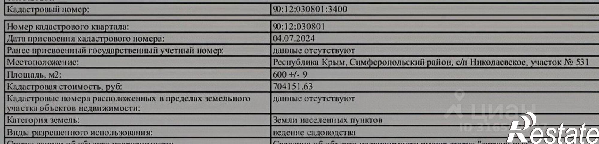 Купить землю, земельный участок за 2 100 000 рублей на ул Ленина, 25/1