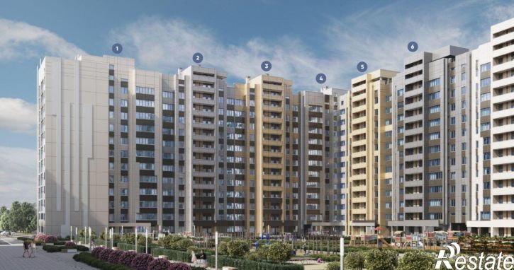 1-комн квартира в новом доме Симферопольский район
