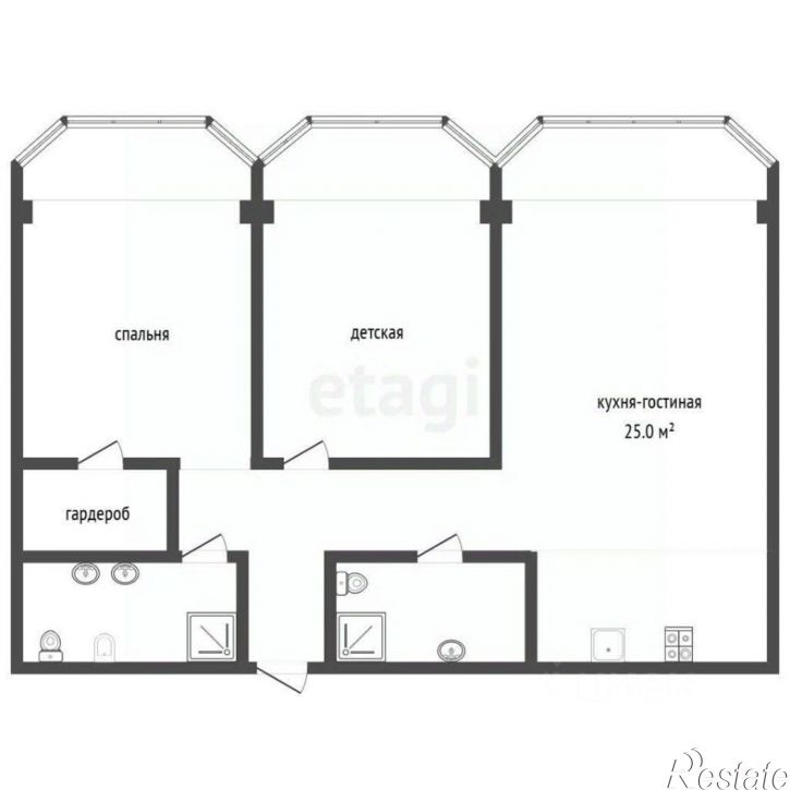 3-комн квартира Парковая улица, 11,  д. 11