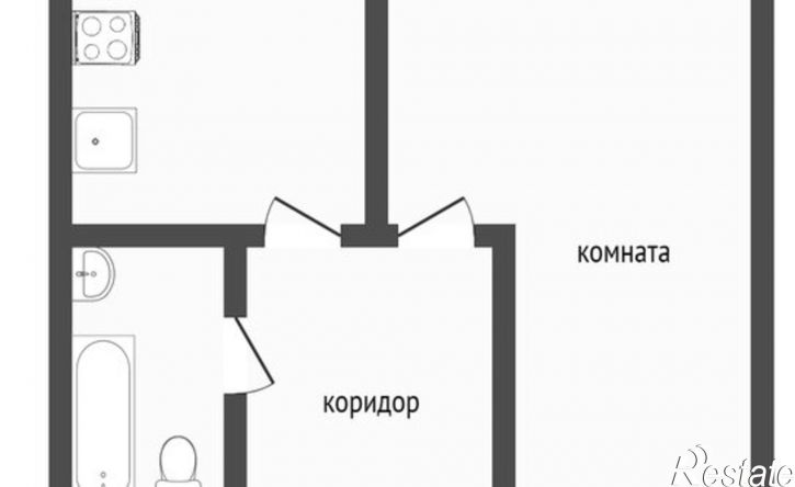1-комн квартира Севастополь, улица Александра Маринеско, 8А