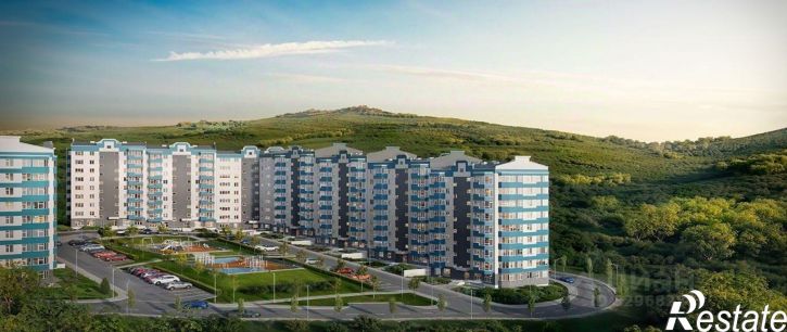 1-комн квартира в новом доме Алушта, улица 60 лет СССР
