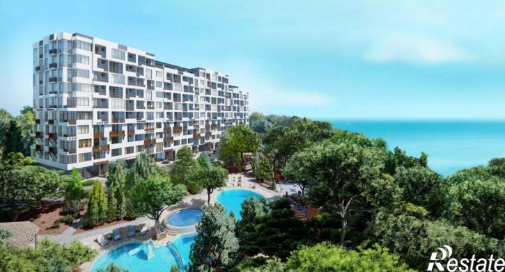 2-комн квартира в новом доме Алушта, Лесная улица