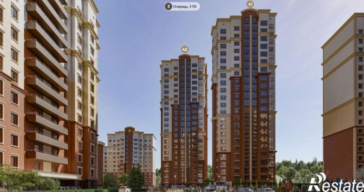 1-комн квартира в новом доме Симферопольский район, село Мирное