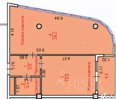 2-комн, 54кв м, этаж 4/5 Фиолентовское шоссе, 134 к2