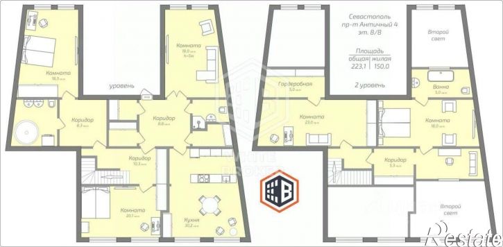 5-комн квартира Античный пр-кт, 4,  д. 4
