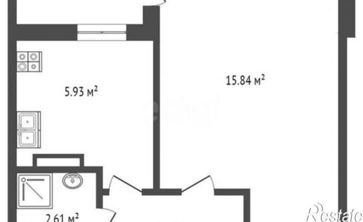 1-комн квартира улица Горпищенко, 145 к5,  д. 145 к5