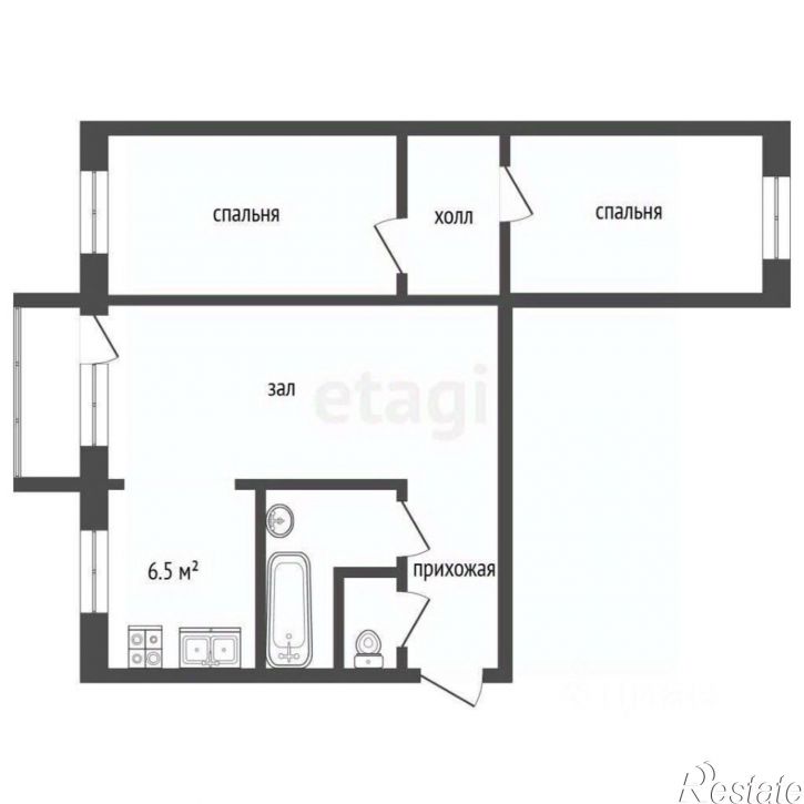 3-комн квартира улица Героев Бреста, 3,  д. 3