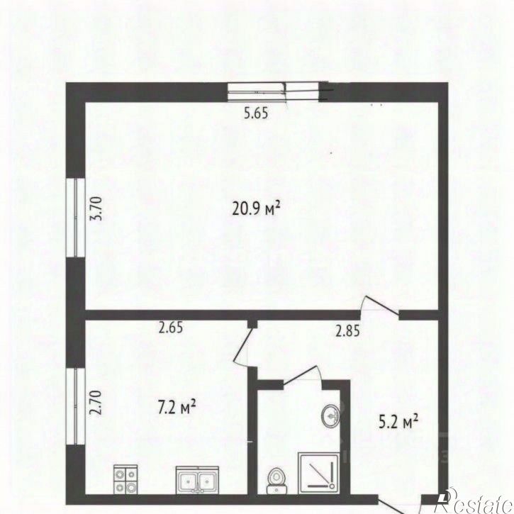 1-комн квартира ул Погорелова, 31,  д. 31