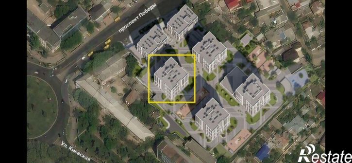 2-комн квартира в новом доме Симферополь, проспект Победы