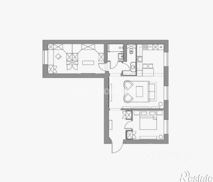 3-комн квартира Большая Морская улица, 26,  д. 26