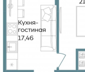 2-комн, 51 кв м, этаж 6/8 