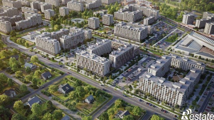 2-комн квартира в новом доме ул Коцюбинского, 16,  д. 16