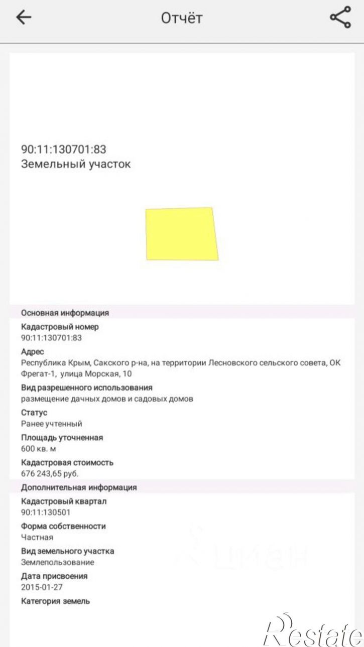 Земельный участок улица Гончаренко