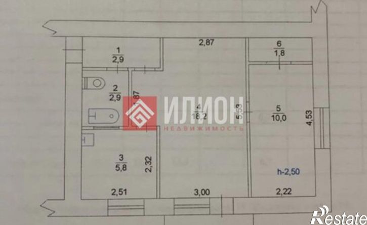 2-комн квартира Севастополь, улица Гоголя, 20Б