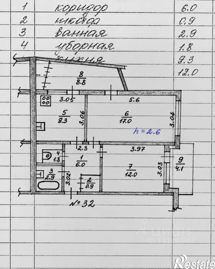 2-комн квартира Массандра п.г.т., Мухина ул., д.38, к.1