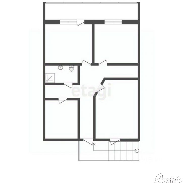 4-комн квартира Тульская улица, 3,  д. 3