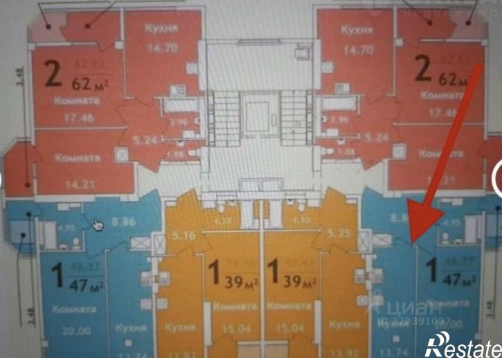 1-комн квартира проспект Генерала Острякова, 242А к1,  д. 242А к1