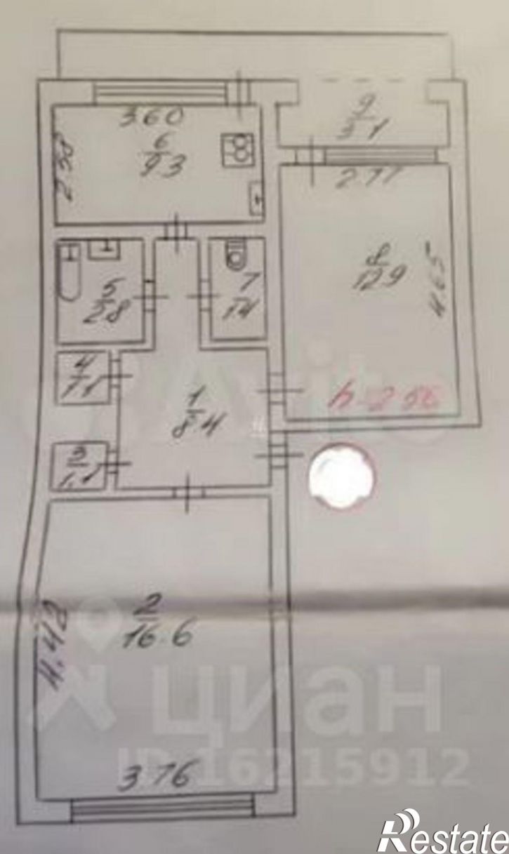 2-комн квартира ул Генерала Лебедя, 8,  д. 8