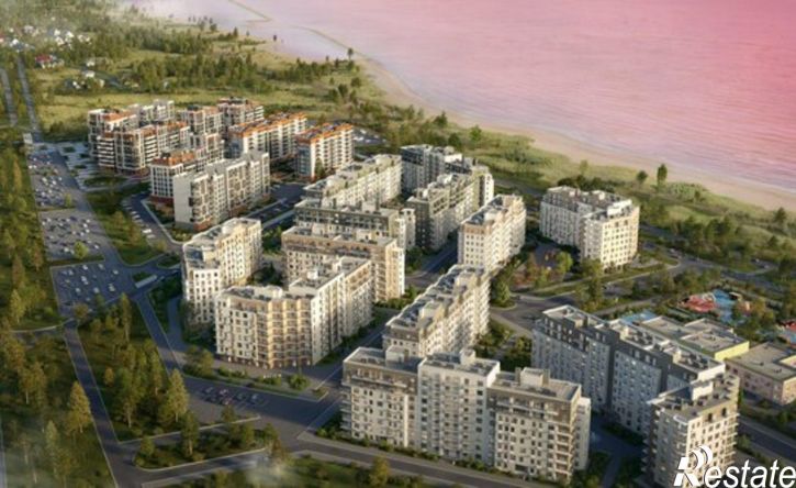 2-комн квартира в новом доме ЖК Прибрежный дом