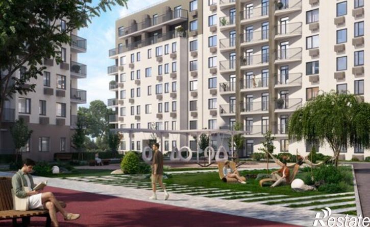 2-комн квартира в новом доме Саки, ЖК Прибрежный дом