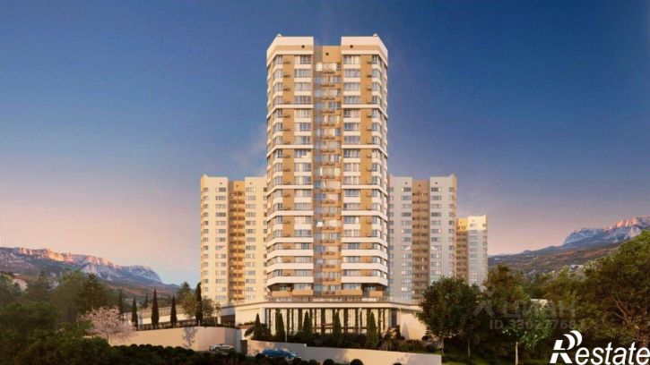 2-комн квартира в новом доме Ялта, улица Кирова