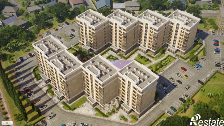 3-комн квартира в новом доме Алушта, улица Багликова, 27/4