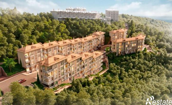 1-комн квартира в новом доме Алушта, Братский переулок, 3