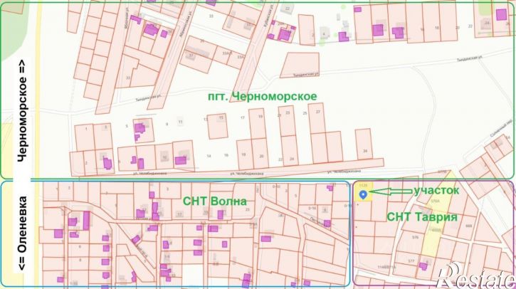 Земельный участок Черноморский район