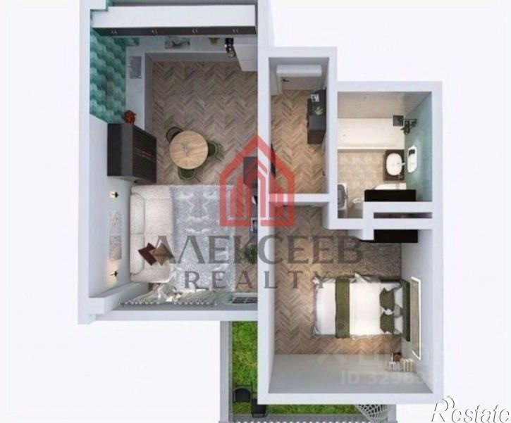 1-комн квартира ул Горпищенко, 104в 2,  д. 104в 2,  к. 2