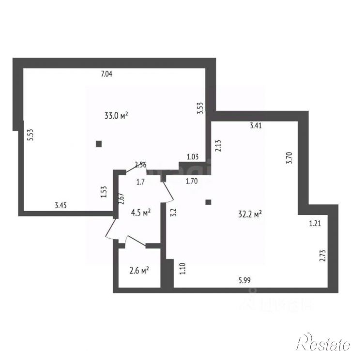 2-комн квартира проспект Генерала Острякова, 3,  д. 3