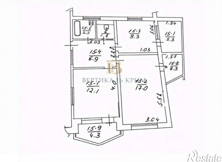2-комн квартира улица Курчатова, 10А,  д. 10А