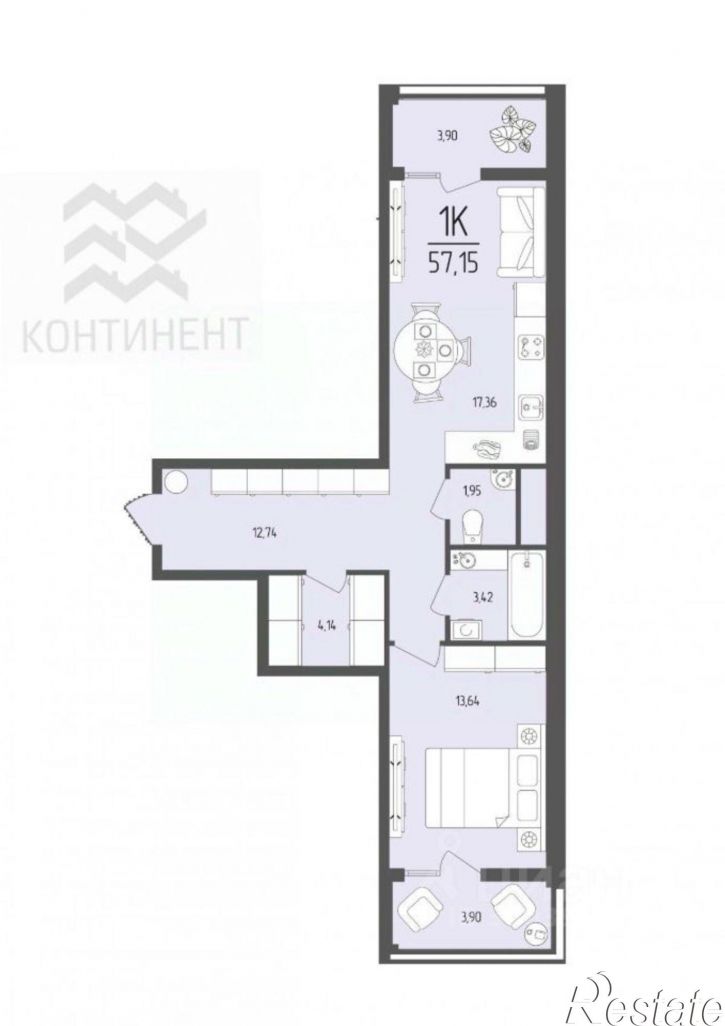 1-комн квартира Евпатория городской округ, Евпатория