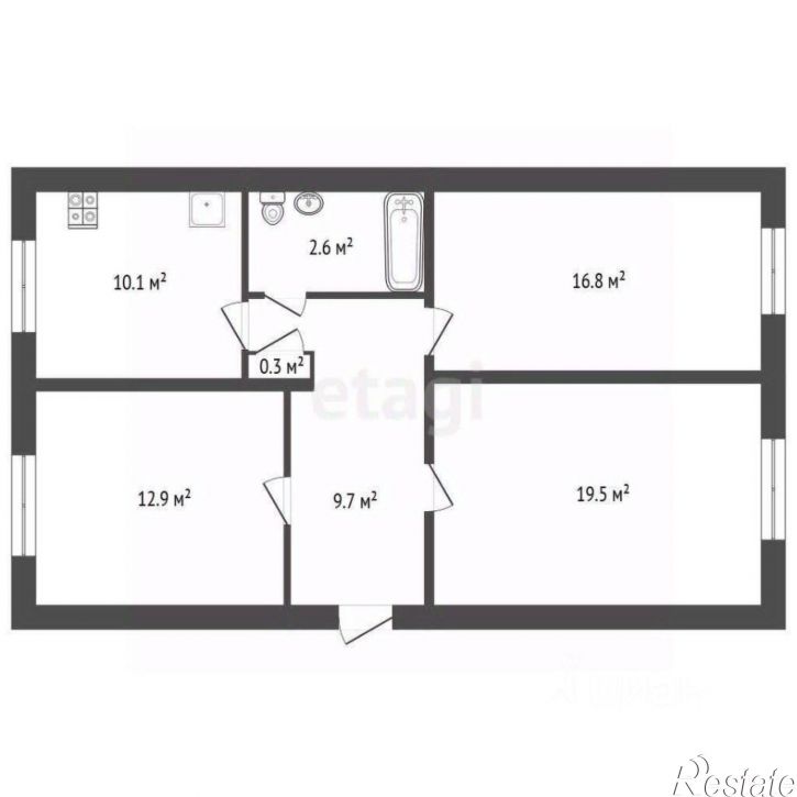 3-комн квартира ул Крестовского, 23,  д. 23