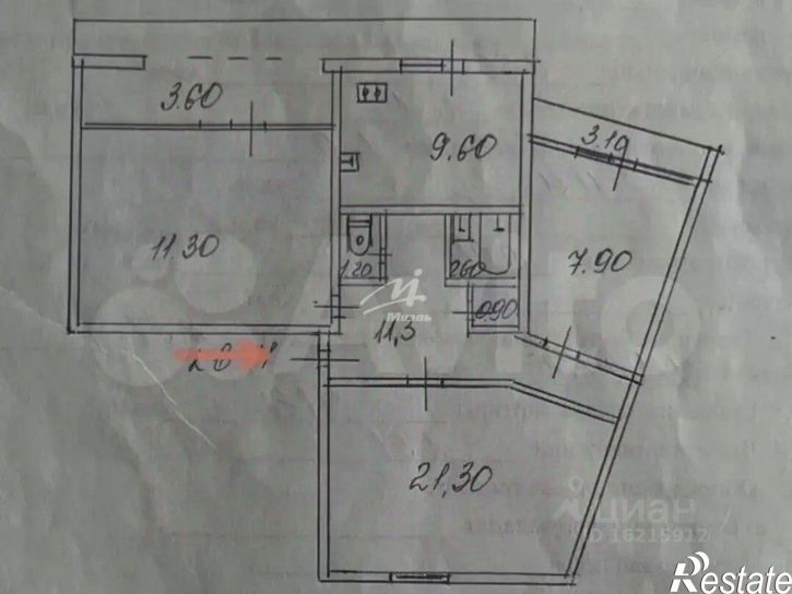 3-комн квартира улица Николая Музыки, 58,  д. 58