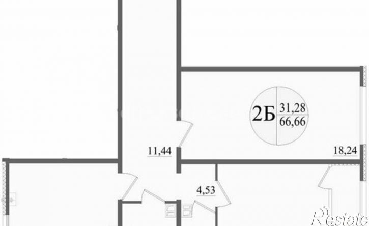 2-комн квартира улица Колобова, 44 к1,  д. 44 к1