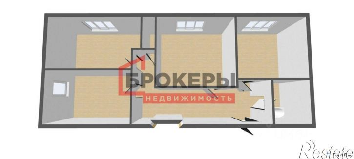 3-комн квартира ул Коли Пищенко, 22,  д. 22