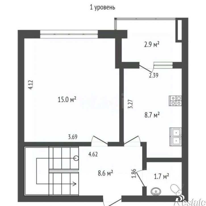 3-комн квартира улица Адмирала Фадеева, 21Б,  д. 21Б