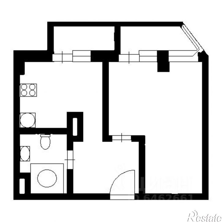 1-комн квартира Крепостной пер, 4Б,  д. 4Б