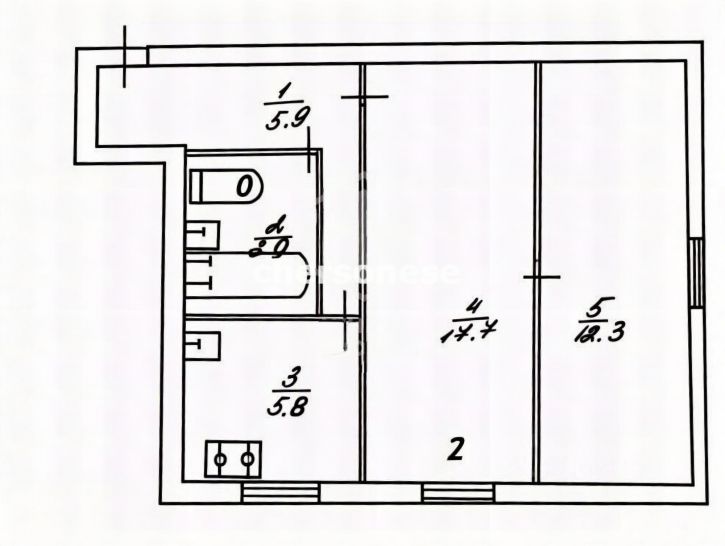 2-комн квартира Льва Толстого улица, д.32