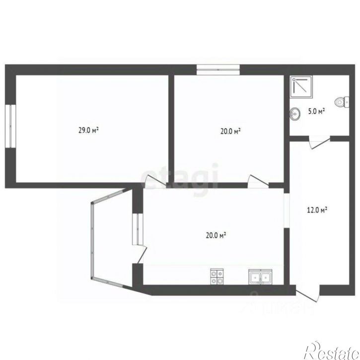 3-комн квартира улица Наташинская, 2Ж,  д. 2Ж